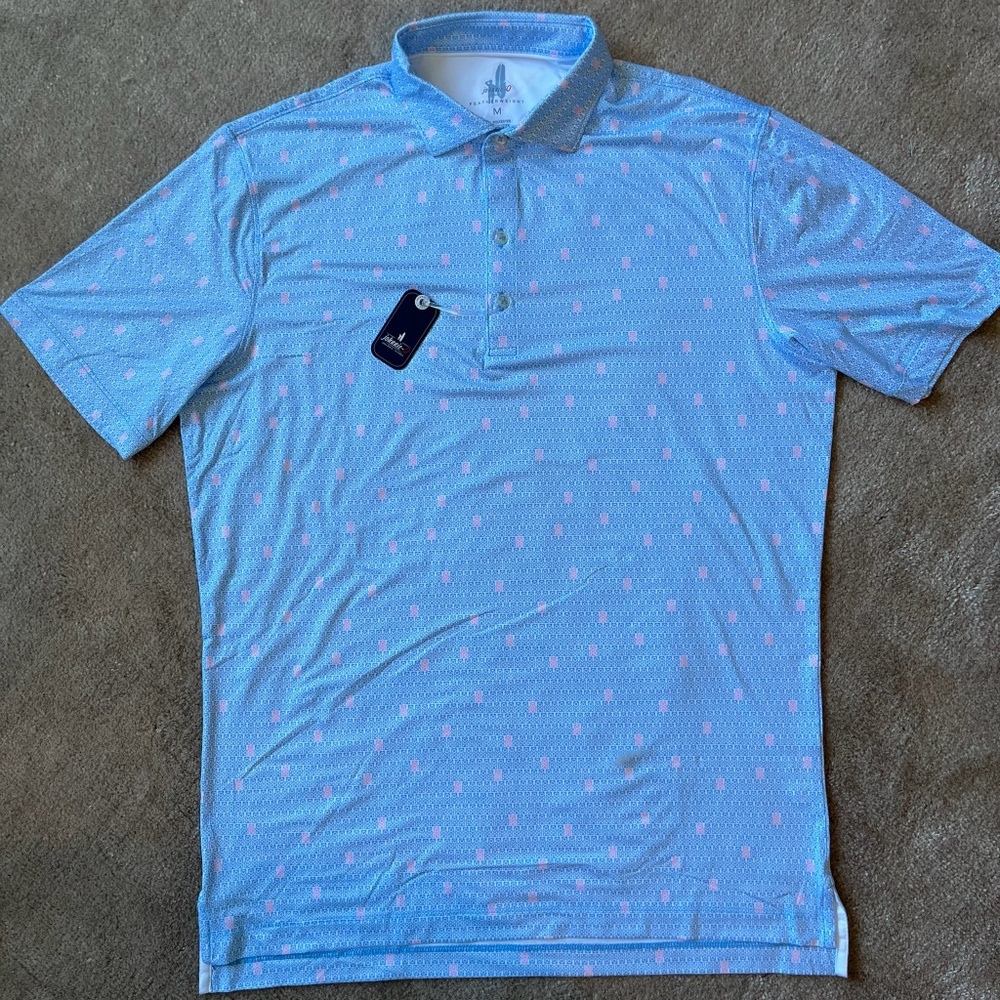 NWT Johnnie-O Featherweight Polo - Gummi Bear Print